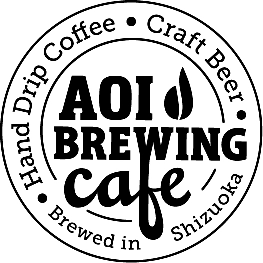 Aoi Brewing Cafe wall graphic design