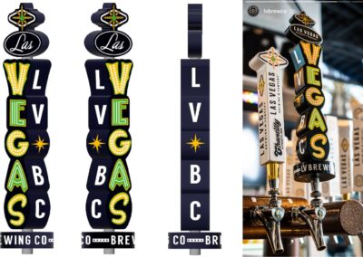 Las Vegas Brewing original tap handle design (99 designs competition winner)